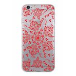 PrintiFy Apple iPhone 6S Plus ile Uyumlu Kapak Nostalji Desen - E Tasarımlı 1mm Fit Şeffaf Silikon Kılıf