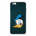 Printify Apple Iphone 6S Plus Soft Premier Kapak Donald Duck-B Tasarımlı Silikon Kılıf - Yeşil