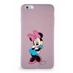 PrintiFy Apple iPhone 6s Plus Soft Premier Kapak Minnie Mouse-d Tasarımlı Silikon Kılıf - Pudra