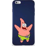 Printify Apple Iphone 6S Plus Soft Premier Kapak Patrick Yıldız Tasarımlı Silikon Kılıf - Lacivert