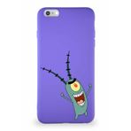 Printify Apple Iphone 6S Plus Soft Premier Kapak Plankton Tasarımlı Silikon Kılıf - Mor