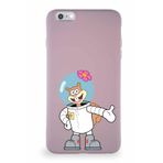 Printify Apple Iphone 6S Plus Soft Premier Kapak Sandy Tasarımlı Silikon Kılıf - Pudra