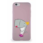 Printify Apple Iphone 6S Soft Premier Kapak Pearl Yengeç Tasarımlı Silikon Kılıf - Pudra