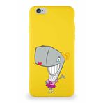 Printify Apple Iphone 6S Soft Premier Kapak Pearl Yengeç Tasarımlı Silikon Kılıf - Sarı
