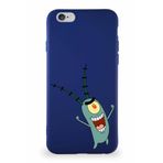 Printify Apple Iphone 6S Soft Premier Kapak Plankton Tasarımlı Silikon Kılıf - Lacivert