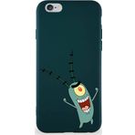 Printify Apple Iphone 6S Soft Premier Kapak Plankton Tasarımlı Silikon Kılıf - Yeşil