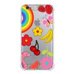 Printify Apple iPhone 6S Uyumlu Water Color 5 Baskılı Şeffaf Köşe Korumalı Antişok Kılıf