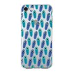 PrintiFy Apple iPhone 7 ile Uyumlu 1mm Slim Fit Nazar Boncuğu 4 Baskılı Şeffaf Kılıf