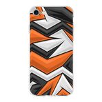 PrintiFy Apple iPhone 7 ile Uyumlu Kapak Grafiti Style Tasarımlı 1mm Fit Şeffaf Silikon Kılıf