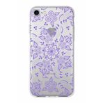 PrintiFy Apple iPhone 7 ile Uyumlu Kapak Nostalji Desen - D Tasarımlı 1mm Fit Şeffaf Silikon Kılıf