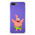 Printify Apple Iphone 7 Plus Soft Premier Kapak Patrick Yıldız Tasarımlı Silikon Kılıf - Mor