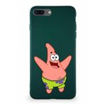 Printify Apple Iphone 7 Plus Soft Premier Kapak Patrick Yıldız Tasarımlı Silikon Kılıf - Yeşil