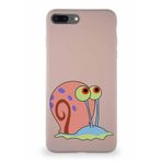 Printify Apple Iphone 7 Plus Soft Premier Kapak Salyangoz Gary Tasarımlı Silikon Kılıf - Pudra