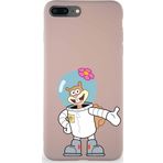 Printify Apple Iphone 7 Plus Soft Premier Kapak Sandy Tasarımlı Silikon Kılıf - Pudra