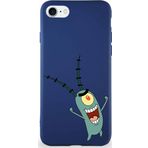 Printify Apple Iphone 7 Soft Premier Kapak Plankton Tasarımlı Silikon Kılıf - Lacivert