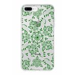 PrintiFy Apple iPhone 8 Plus ile Uyumlu Kapak Nostalji Desen - A Tasarımlı 1mm Fit Şeffaf Silikon Kılıf