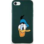 Printify Apple Iphone 8 Soft Premier Kapak Donald Duck-A Tasarımlı Silikon Kılıf - Yeşil