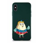 Printify Apple Iphone X Soft Premier Kapak Puff Tasarımlı Silikon Kılıf - Yeşil