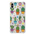 Printify Apple iPhone X Uyumlu Water Color 4 Baskılı Şeffaf Köşe Korumalı Antişok Kılıf