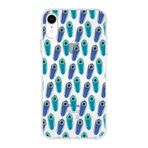 PrintiFy Apple iPhone XR ile Uyumlu 1mm Slim Fit Nazar Boncuğu 4 Baskılı Şeffaf Kılıf