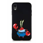 Printify Apple Iphone Xr Soft Premier Kapak Bay Yengeç Tasarımlı Silikon Kılıf - Siyah