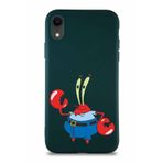 Printify Apple Iphone Xr Soft Premier Kapak Bay Yengeç Tasarımlı Silikon Kılıf - Yeşil