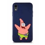 Printify Apple Iphone Xr Soft Premier Kapak Patrick Yıldız Tasarımlı Silikon Kılıf - Lacivert