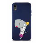 Printify Apple Iphone Xr Soft Premier Kapak Pearl Yengeç Tasarımlı Silikon Kılıf - Lacivert
