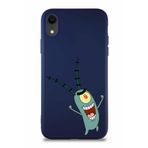 Printify Apple Iphone Xr Soft Premier Kapak Plankton Tasarımlı Silikon Kılıf - Lacivert