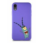 Printify Apple Iphone Xr Soft Premier Kapak Plankton Tasarımlı Silikon Kılıf - Mor