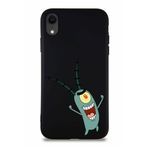 Printify Apple Iphone Xr Soft Premier Kapak Plankton Tasarımlı Silikon Kılıf - Siyah