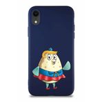 Printify Apple Iphone Xr Soft Premier Kapak Puff Tasarımlı Silikon Kılıf - Lacivert