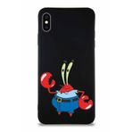 Printify Apple Iphone Xs Max Soft Premier Kapak Bay Yengeç Tasarımlı Silikon Kılıf - Siyah