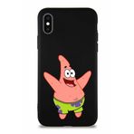 Printify Apple Iphone Xs Soft Premier Kapak Patrick Yıldız Tasarımlı Silikon Kılıf - Siyah