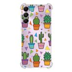 PrintiFy Galaxy A05S Uyumlu Water Color 4 Baskılı Şeffaf Köşe Korumalı Antişok Kılıf