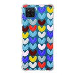 PrintiFy Galaxy A12 Uyumlu Water Color 1 Baskılı Şeffaf Köşe Korumalı Antişok Kılıf