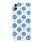 Printify Galaxy A26 İle Uyumlu 1Mm Slim Fit Nazar Boncuğu 1 Baskılı Şeffafkılıf