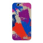 Printify Huawei G7 Uyumlu Kapak Brush Stroke Tasarımlı Şeffaf Silikon Kılıf