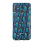 PrintiFy Huawei Honor 20 Lite ile Uyumlu 1mm Slim Fit Nazar Boncuğu 4 Baskılı Şeffaf Kılıf