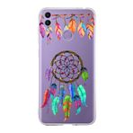 PrintiFy Huawei Honor 8C ile Uyumlu 1mm Slim Fit Nazar Boncuğu 6 Baskılı Şeffaf Kılıf