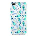 PrintiFy Huawei Honor 9 Lite ile Uyumlu 1mm Slim Fit Nazar Boncuğu 3 Baskılı Şeffaf Kılıf