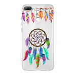 PrintiFy Huawei Honor 9 Lite ile Uyumlu 1mm Slim Fit Nazar Boncuğu 6 Baskılı Şeffaf Kılıf