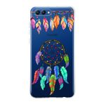 PrintiFy Huawei Honor View 10 ile Uyumlu 1mm Slim Fit Nazar Boncuğu 6 Baskılı Şeffaf Kılıf