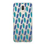PrintiFy Huawei Mate 10 Lite ile Uyumlu 1mm Slim Fit Nazar Boncuğu 4 Baskılı Şeffaf Kılıf
