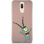 Printify Huawei Mate 10 Lite Soft Premier Kapak Plankton Tasarımlı Silikon Cep Telefonu Kılıfı