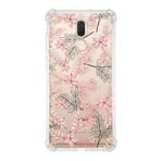 PrintiFy Huawei Mate 10 Lite Uyumlu Köşe Korumalı Antişok Kapak Floral Kırmızı Tasarımlı Şeffaf Kılıf
