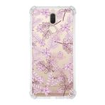PrintiFy Huawei Mate 10 Lite Uyumlu Köşe Korumalı Antişok Kapak Floral Pudra Tasarımlı Şeffaf Kılıf