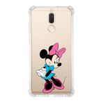 PrintiFy Huawei Mate 10 Lite Uyumlu Köşe Korumalı Antişok Kapak Minnie Mouse Tasarımlı Şeffaf Kılıf