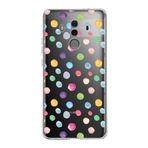 PrintiFy Huawei Mate 10 Pro ile Uyumlu 1mm Slim Fit Water Color 6 Baskılı Şeffaf Kılıf