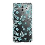 PrintiFy Huawei Mate 10 Pro ile Uyumlu Kapak Floral Su Yeşili Tasarımlı 1mm Fit Şeffaf Silikon Kılıf
